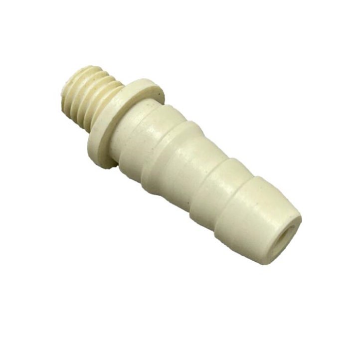 宝塔接头A款 可连接内径为5-9mm的废液管，长26mm，1/4-28螺纹接口，孔径2.25mm - Nuobisi/诺必思