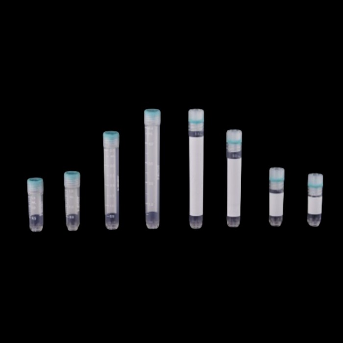 二维码冻存管，4.0ml，双射内旋，圆底可立，10*10盒装，灭菌 - 耐思/Nest