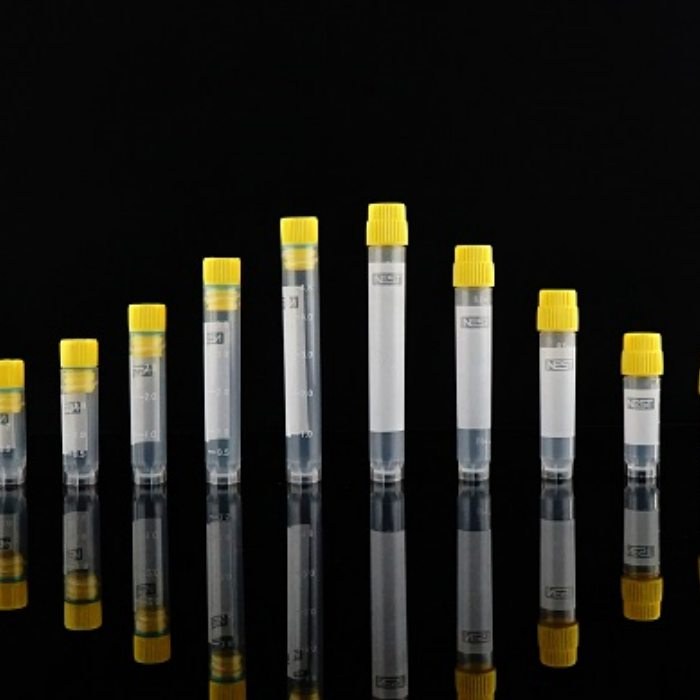 二维码冻存管，4.0ml，双射外旋，圆底可立，10*10盒装，灭菌 - 耐思/Nest