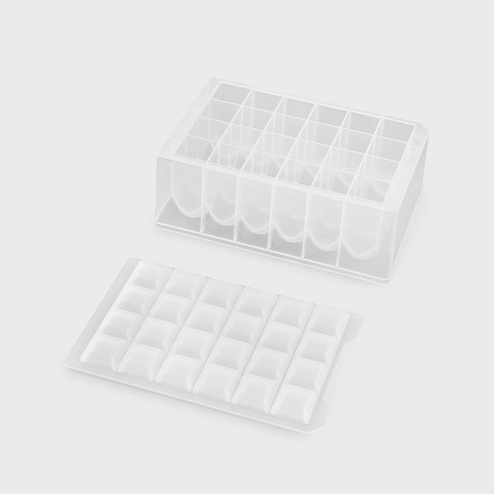 硅胶片 适用与24孔深孔板 方形孔 化学耐受型 - ACESUN艾斯琳