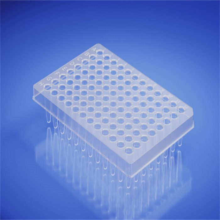 0.2ml 半裙边96孔PCR板 透明 PP