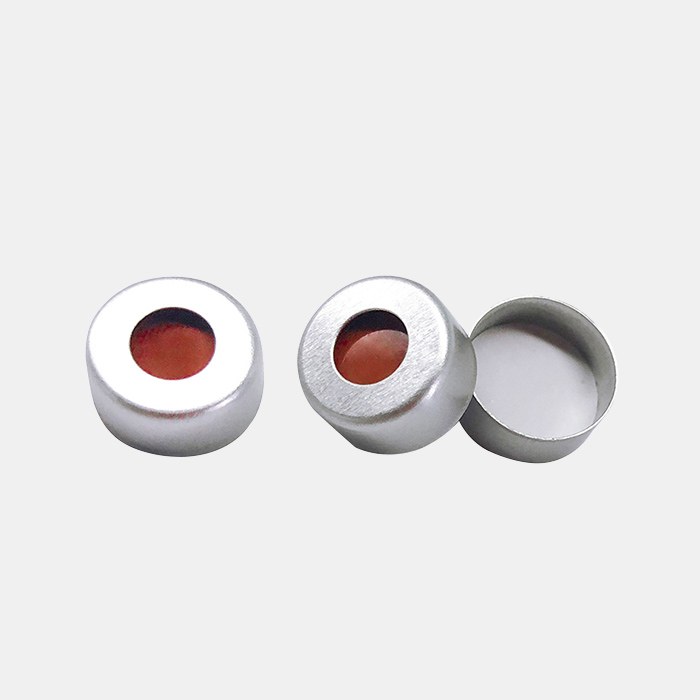 TT-Seal 11mm钳口开孔铝盖 配红色硅胶/白色PTFE,厚1mm - ACESUN艾斯琳