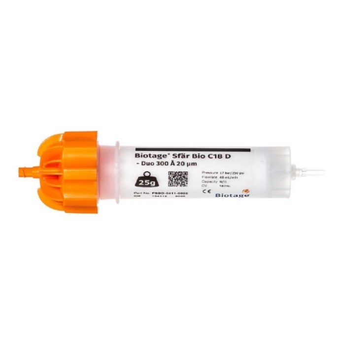 快速分离柱 Biotage SfarBio C18 D &shy; Duo 300A 20um 10g - Biotage/拜泰齐
