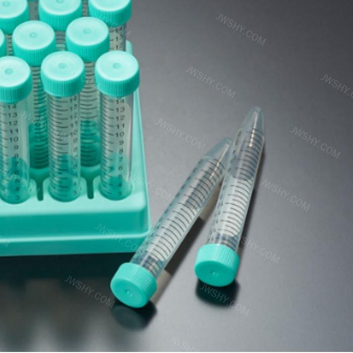 一次性离心管 15ml 离心管平盖子,荧光绿色,不灭菌 定制品，需询货期 - JET/洁特