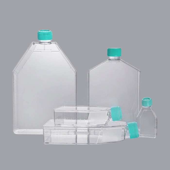 一次性细胞培养瓶 182.0cm2/600ml 贴壁型,表面处理,滤膜盖,灭菌 - JET/洁特