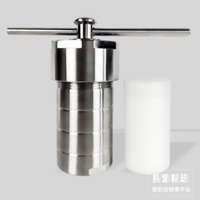 水热合成釜 300ml 含PTFE内衬 耐220度高温 - 玖梧精选