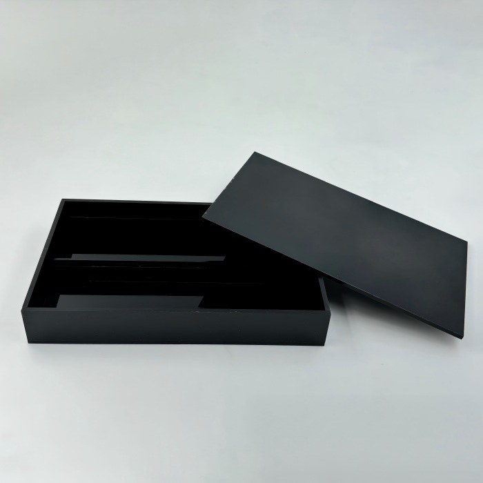 湿盒（避光），孵育盒，两格，尺寸：29*19*4cm，有机玻璃材质，非无菌