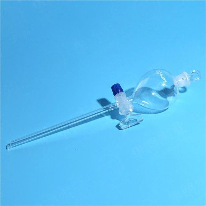 球形分液漏斗（玻璃塞） 60ml - 华鸥