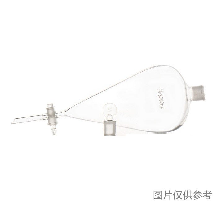 梨形分液漏斗（玻璃塞） 5000ml - 华鸥