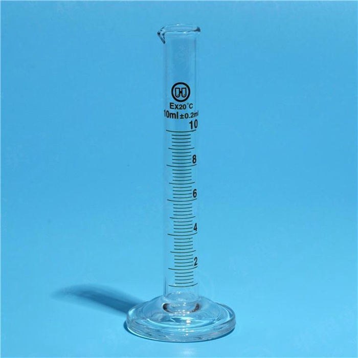 量筒（量出式） 高硼硅 10ml