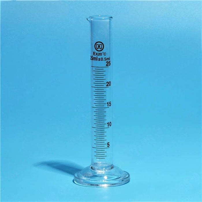 量筒（量出式） 高硼硅 25ml - 华鸥