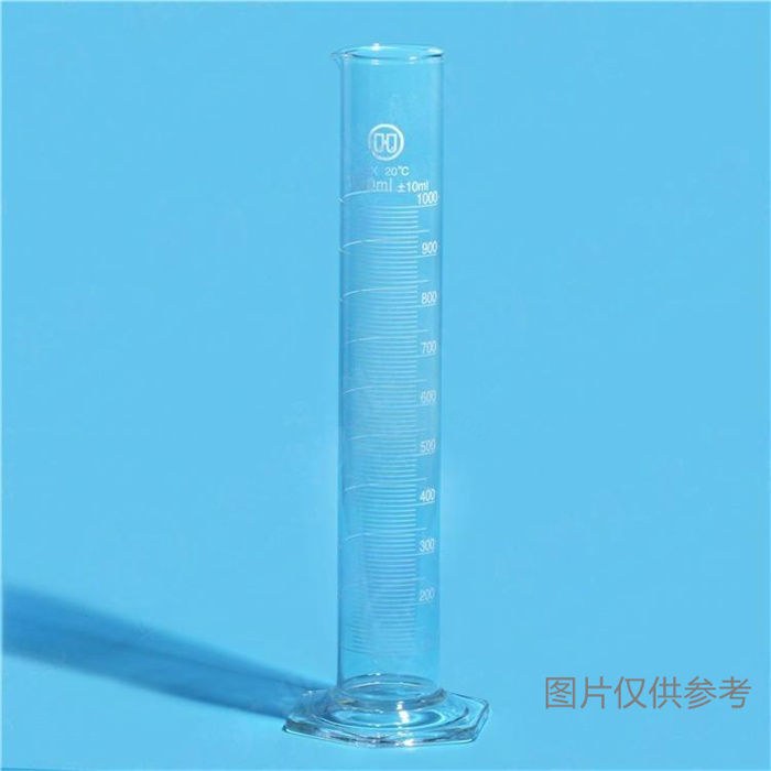 六角量筒（量出式） 高硼硅 2000ml - 华鸥