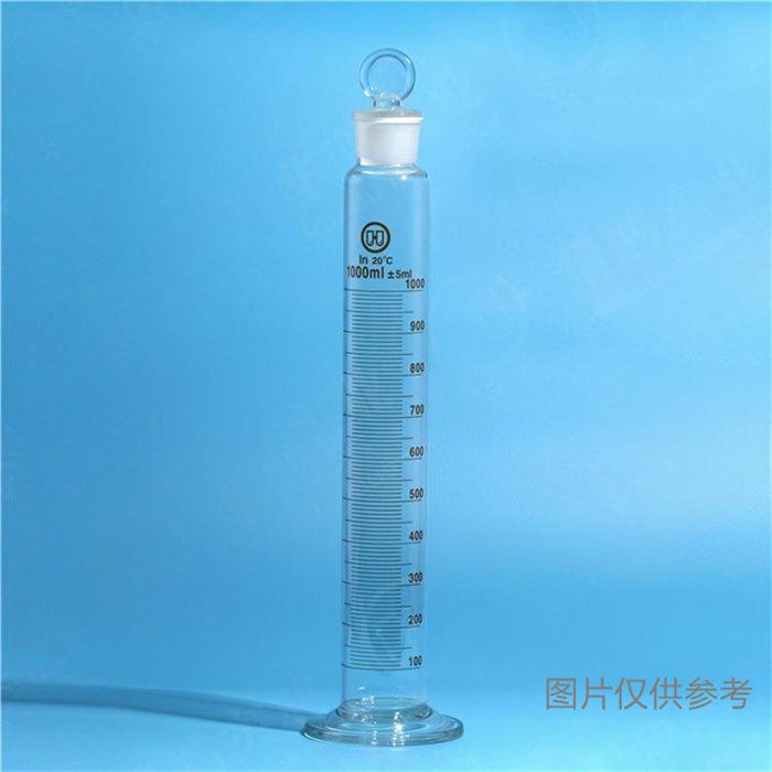 具塞量筒（量入式） 高硼硅 500ml