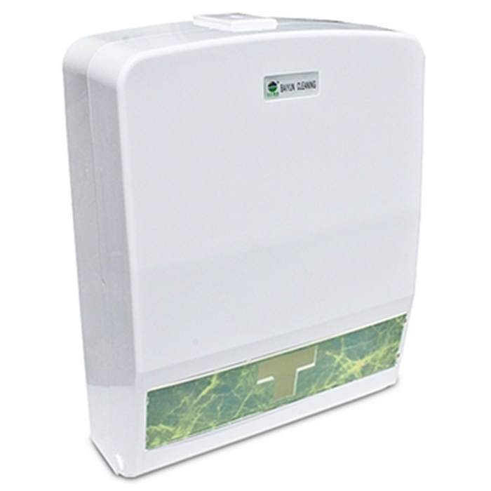 白云清洁 方形塑料擦手纸纸架 AF10502 H37cm&times;D12cm&times;W27.5cm