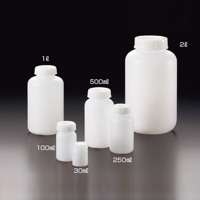 PE广口瓶 100ml 带刻度 02083 口径×外径×全高(mm):31×51×93 - AS-ONE/亚速旺