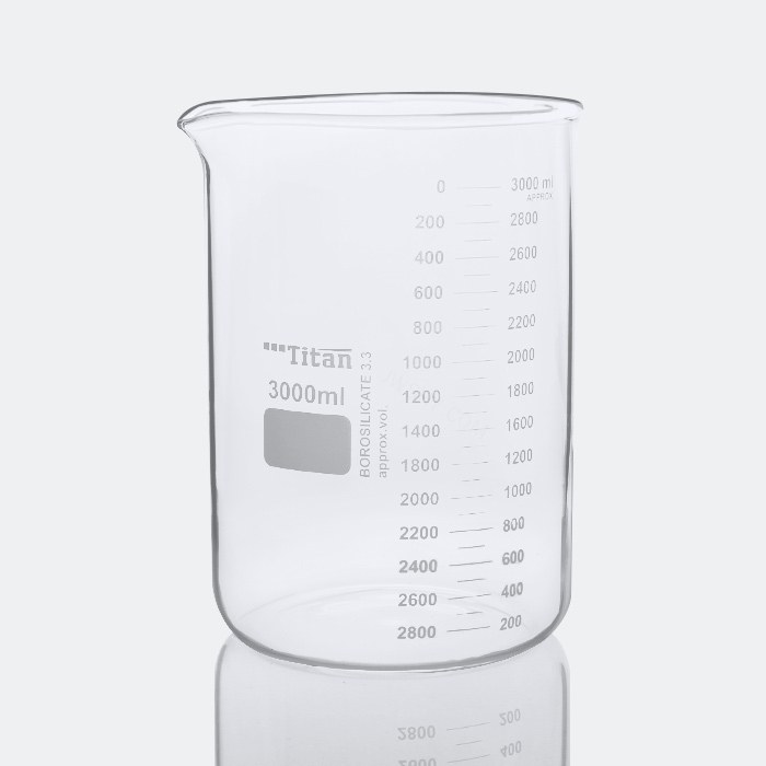 满标厚壁烧杯 特优级 3000ml - Titan/泰坦