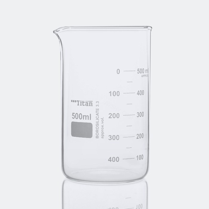 满标低型烧杯 特优级 500ml - Titan/泰坦