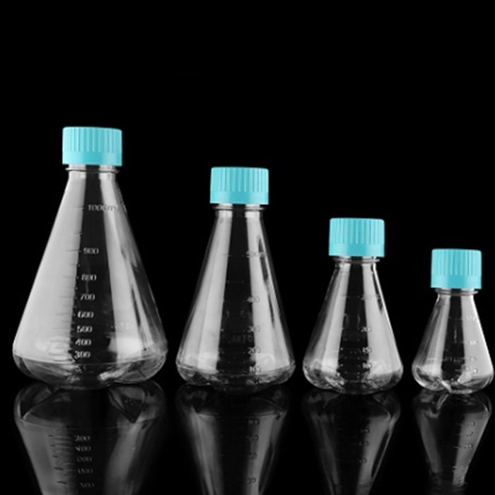 细胞培养锥形摇瓶 500ml 密封盖 PETG 带挡板 灭菌 - 耐思/Nest