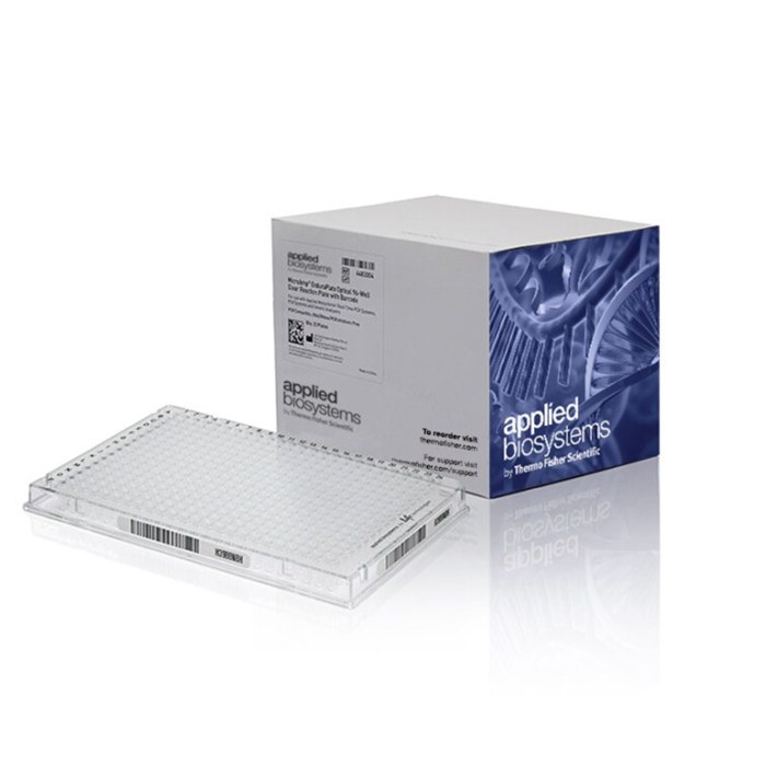 MicroAmp EnduraPlate 光学 384孔透明反应板 带条形码 40ul 全裙边 - ABI