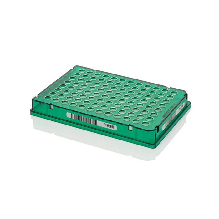 MicroAmp EnduraPlate 光学96孔板 0.1ml 全裙边 带条形码 绿色