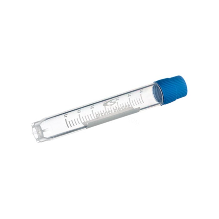 冻存管 4ml 外旋 圆底 星形站立角 蓝色盖 有书写区 已灭菌 - Greiner/葛莱娜