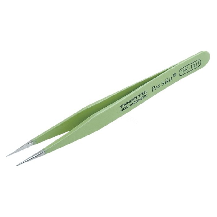绝缘防磁圆尖镊子 1PK-101T 120mm