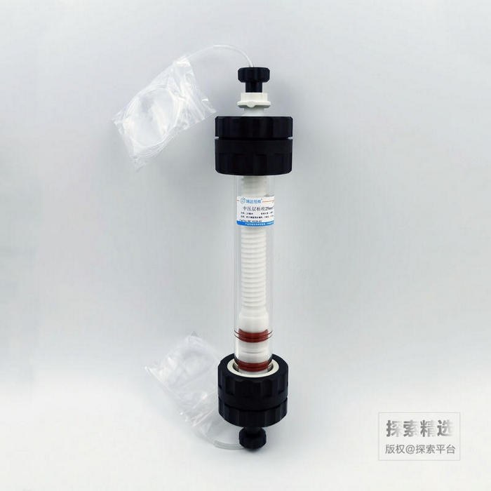 中压层析柱 50mm*60cm 耐压0.5MPa，带AKTA和蠕动泵硅胶管双接头 - 玖梧精选