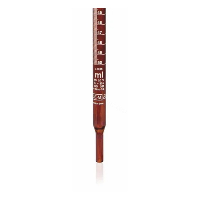 组装式滴定管备用滴定管身 10ml BLAUBRAND Boro 3.3 棕色 - Brand/普兰德