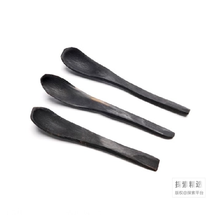 牛角药勺 总长约125mm 3个装