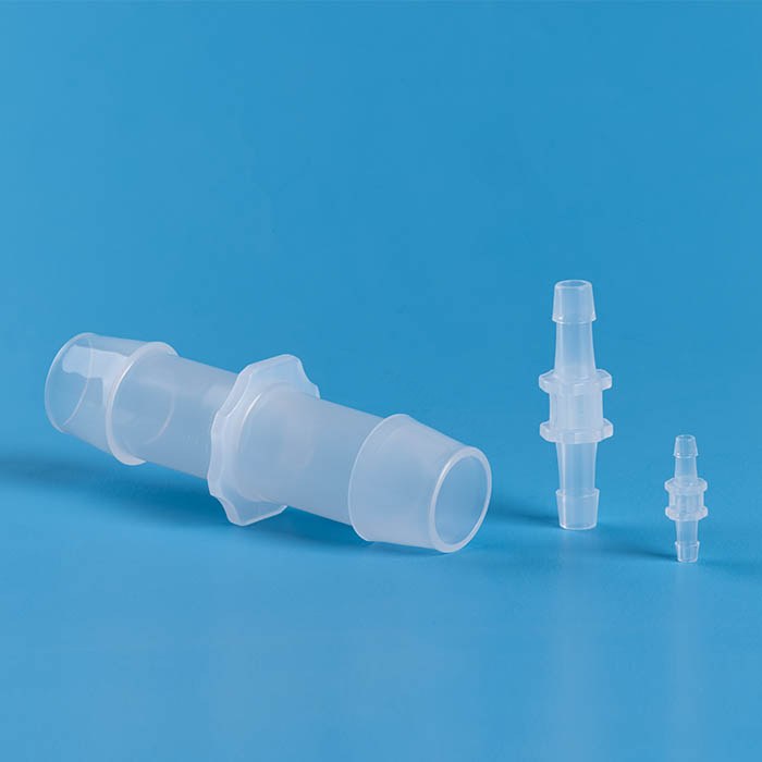 直通变径接头 PP材质 适配1/4英寸(6.4mm)转3/8英寸(9.6mm)内径软管