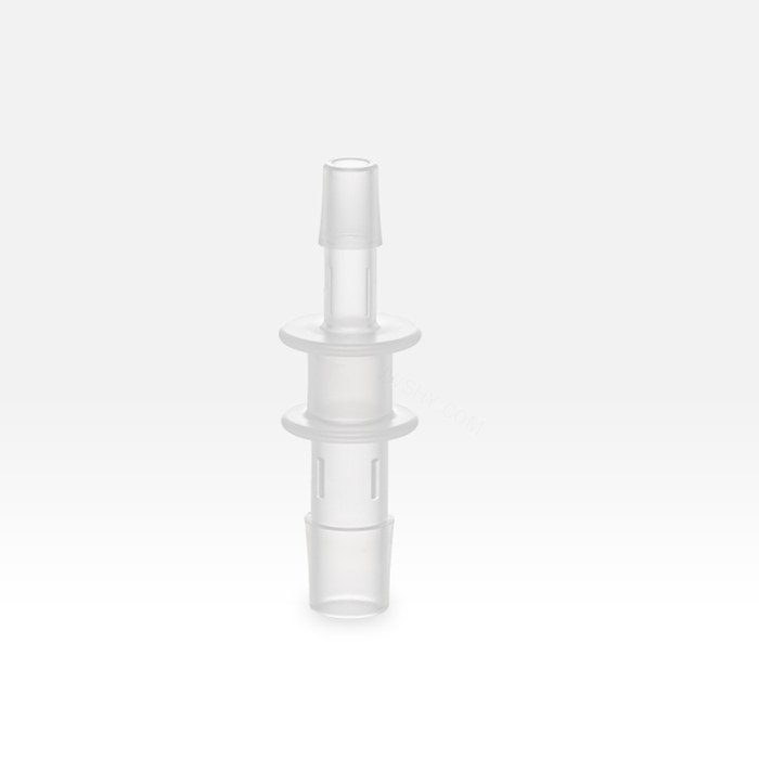 3/8英寸HB-1/4英寸HB变径直通转接头 PP材质 9.6mm-6.4mm