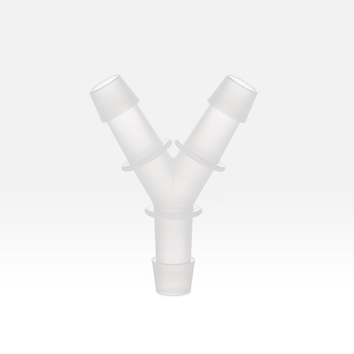 1/2英寸HB等径Y型三通转接头 PP材质 12.7mm