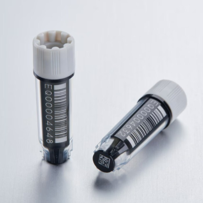 Eppendorf CryoStorage 冻存管 0.5ml 不含DNase、RNase、人类DNA和内毒素 外螺纹 预先加盖灰色管盖 独立包装管架 - Eppendorf/艾本德
