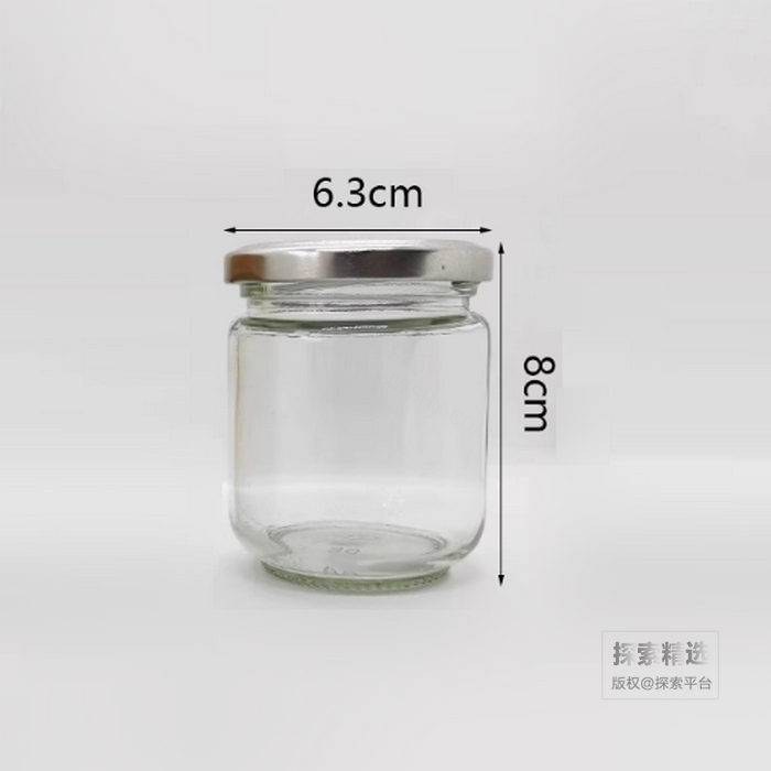 玻璃大口试剂瓶 银盖195ml