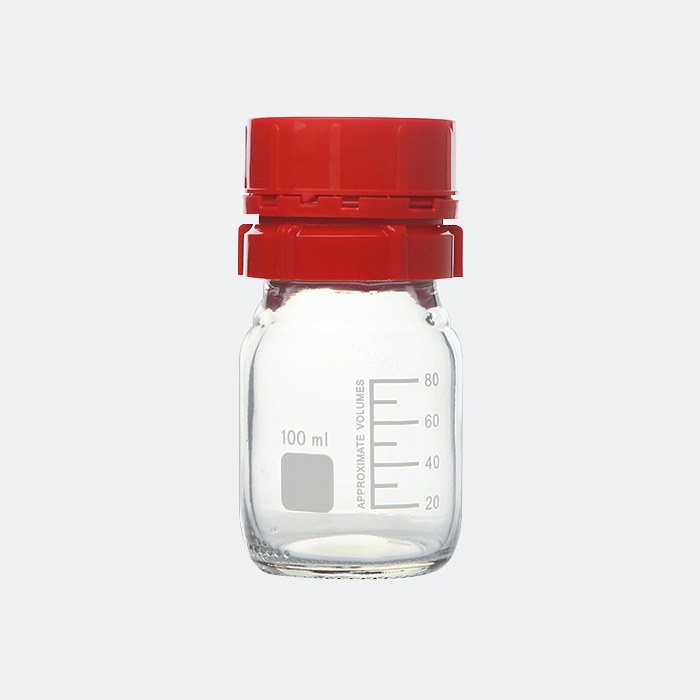 丁基锂瓶 透明 100mL 直径&times;高度：56&times;105mm 含盖垫