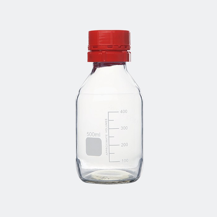 丁基锂瓶 透明 500mL 直径×高度：85×182mm 含盖垫 - ACESUN艾斯琳