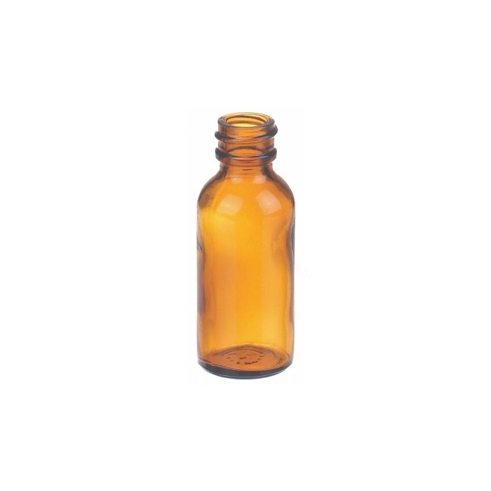 波士顿圆形瓶 钠钙玻璃 30ml 棕色 带白色聚丙烯盖 PTFE表面的聚乙烯垫 20-400