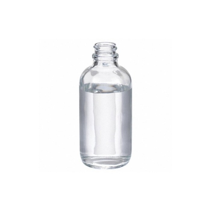 波士顿圆形瓶 钠钙玻璃 125ml 无色透明 带黑酚醛树脂盖 橡胶盖垫 22-400