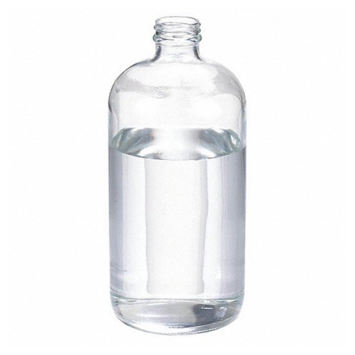 波士顿圆形瓶 钠钙玻璃 1000ml 无色透明 带黑酚醛树脂盖 聚乙烯圆锥盖垫 33-400