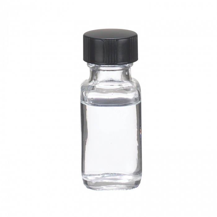 法国方形瓶 钠钙玻璃 15ml 无色透明 带黑酚醛树脂盖 聚乙烯圆锥垫 20-400
