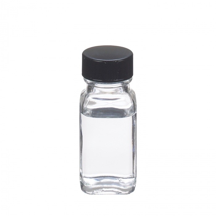 法国方形瓶 钠钙玻璃 30ml 无色透明 带黑酚醛树脂盖 聚乙烯圆锥垫 24-400