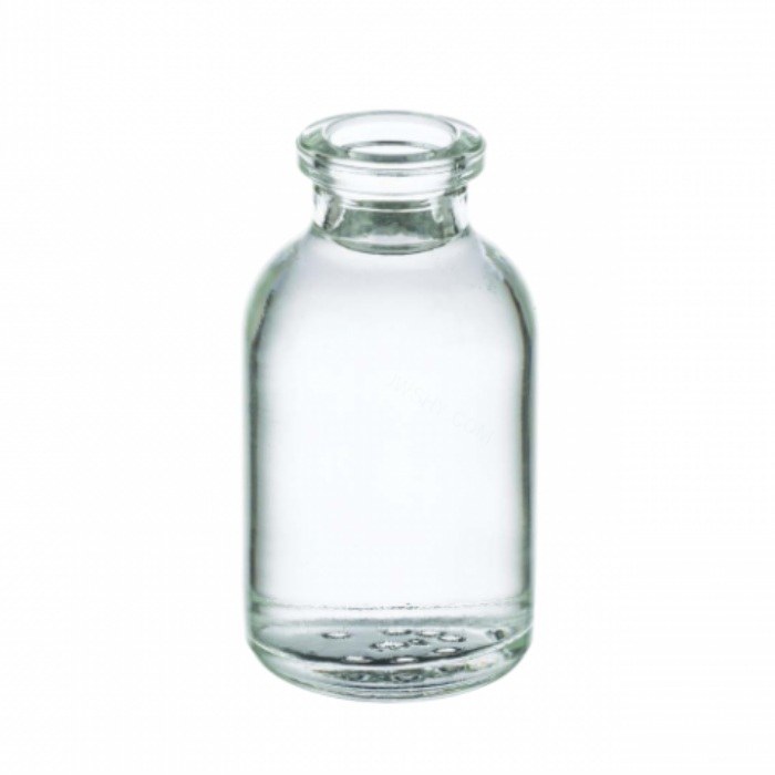 血清瓶 硼硅玻璃 125ml 无色透明 瓶口外径20mm 无盖