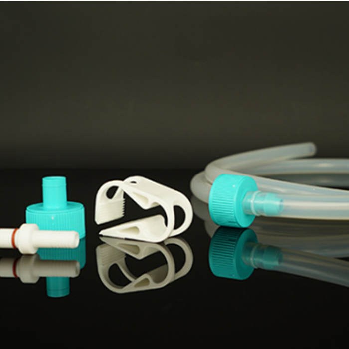 细胞工厂小孔转接盖PP，接内径1/4口径软管，外径8.8mm