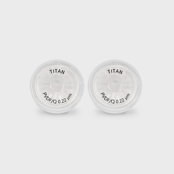 罐装焊接型双膜针头式滤器 亲水聚偏氟乙烯（PVDF/Q）0.22um 25mm
