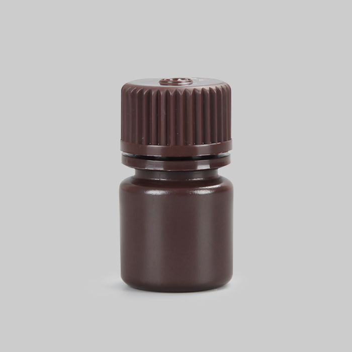 塑料广口试剂瓶，HDPE，8ml，棕色，无酶，免洗，防漏设计无内盖，大包装，未灭菌
