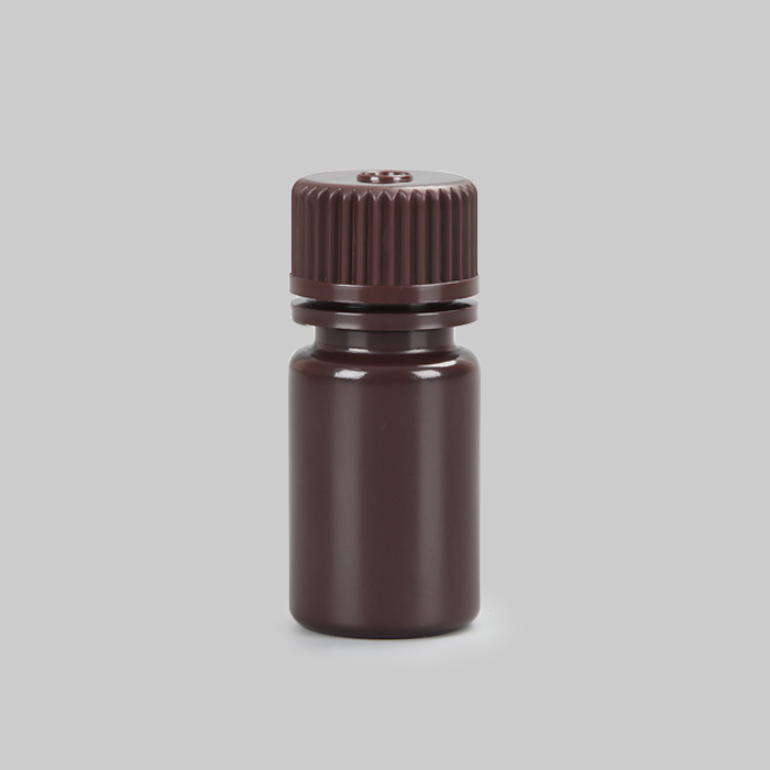 塑料广口试剂瓶，HDPE，15ml，棕色，无酶，免洗，防漏设计无内盖，大包装，灭菌