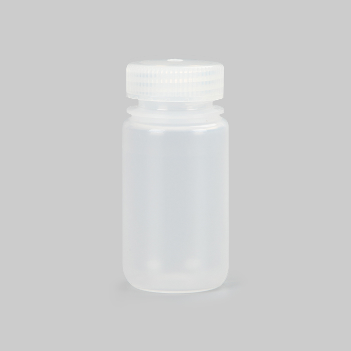 塑料广口试剂瓶，PP，125ml，透明，无酶，免洗，防漏设计无内盖，大包装，灭菌