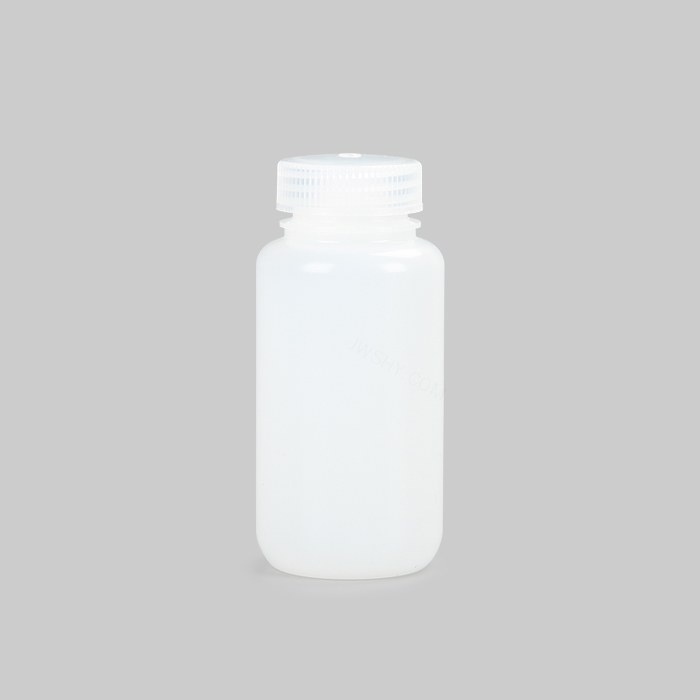塑料广口试剂瓶,HDPE,250ml,本白,无酶,免洗,防漏设计无内盖,大包装,灭菌 - ACESUN艾斯琳