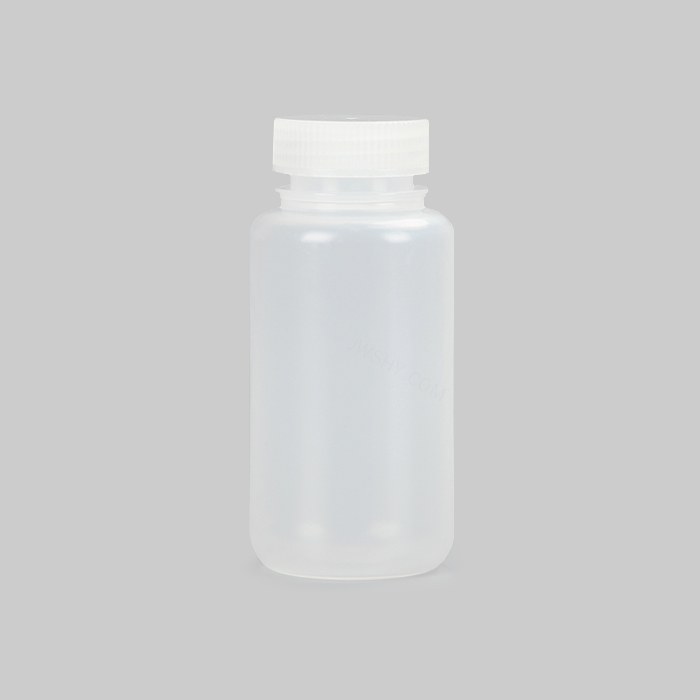 塑料广口试剂瓶，PP，250ml，透明，无酶，免洗，防漏设计无内盖，大包装，未灭菌