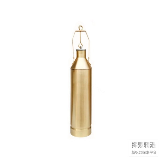 一体加重石油采样器 铜制 不含绳 500ml